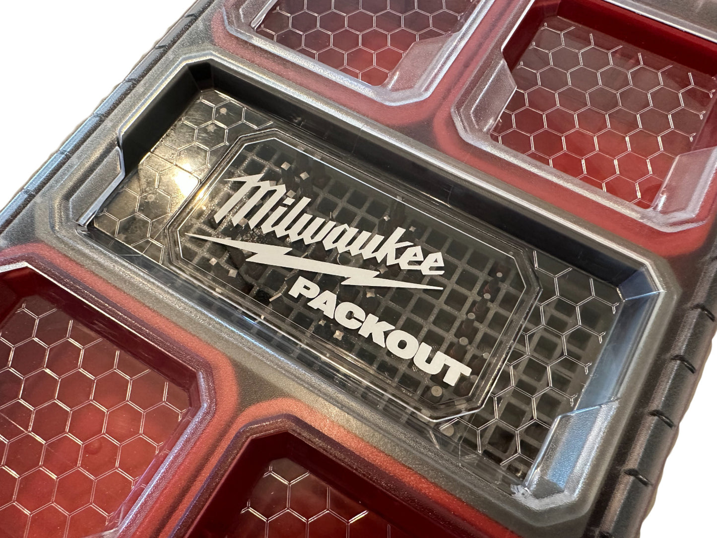 Impact bit holder insert for Milwaukee PACKOUT Low Profile Organizers (160 bit)