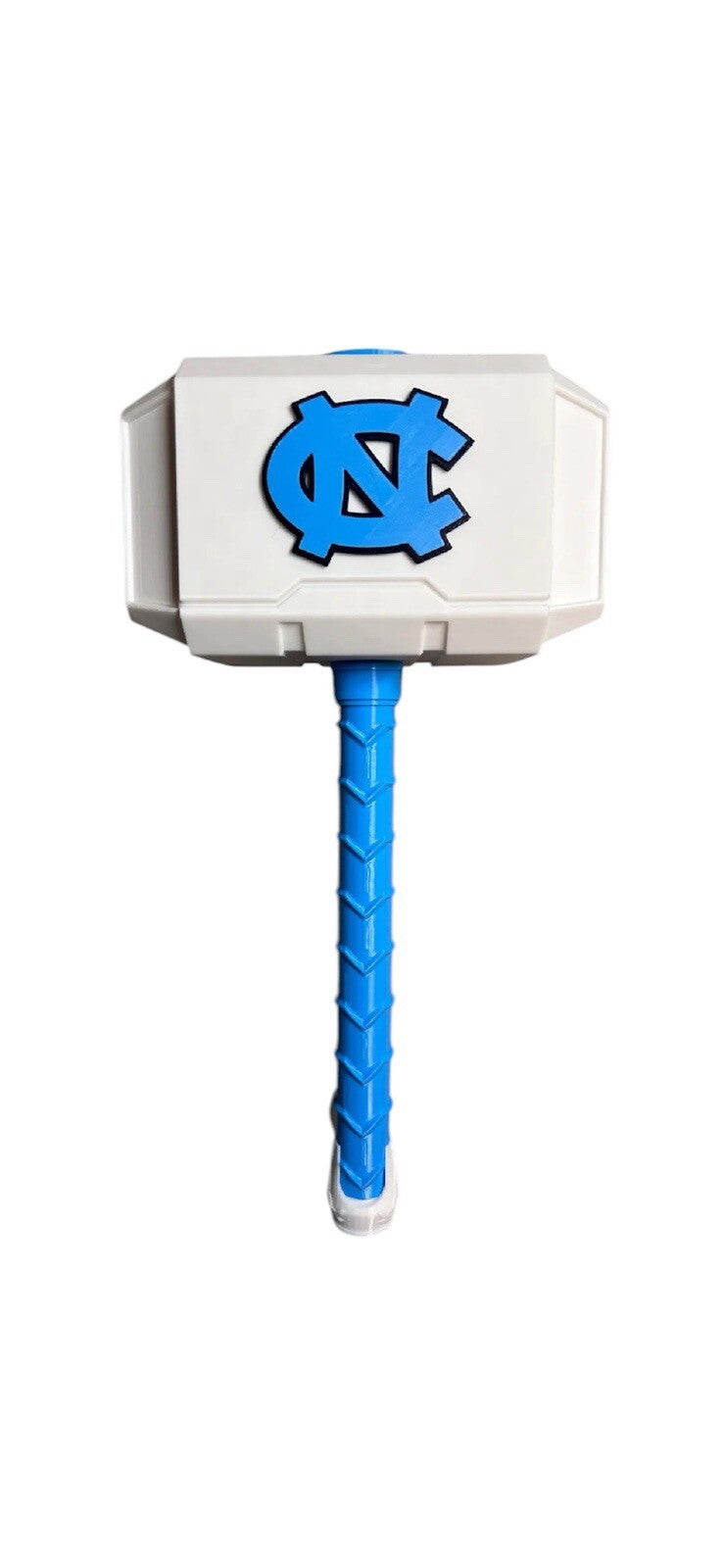 North Carolina Tar Heel NCAA Mjolnir Thor Hammer. Life Size  3D Printed Fan Art