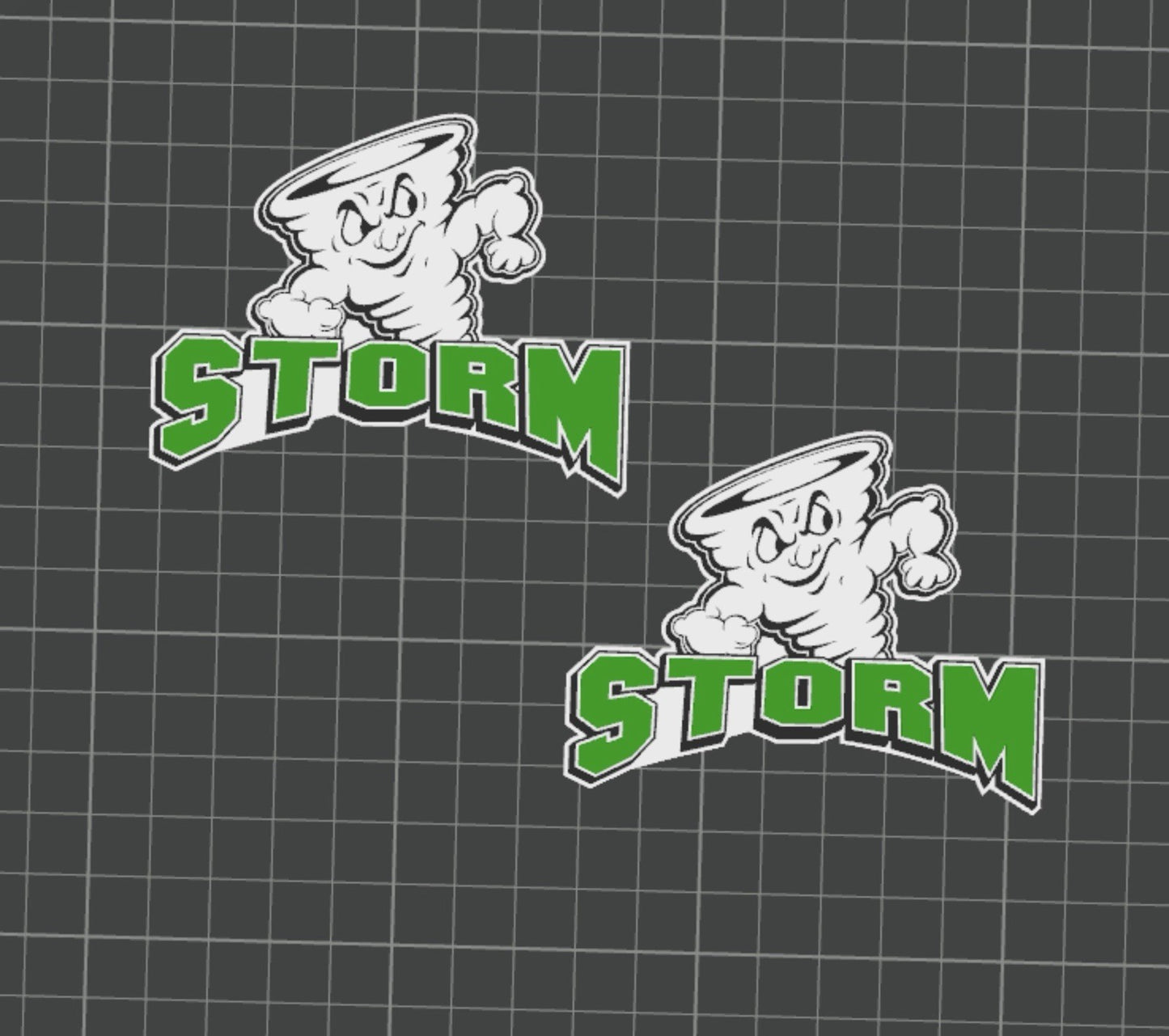 College Lake Erie Storm Themed Mjolnir Thor's Hammer