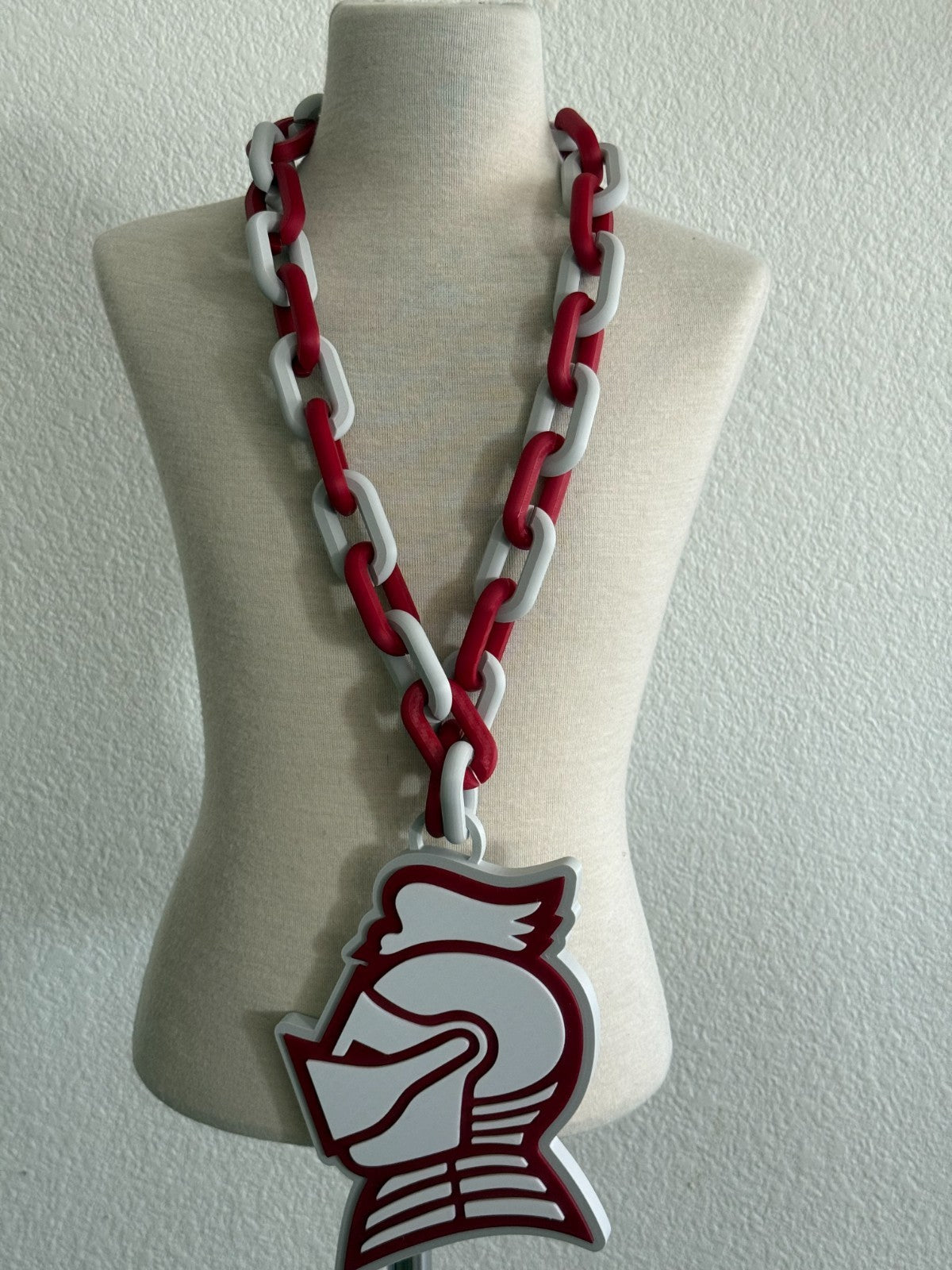 Bellarmine Knights Oversized Fan Logo Necklace, Hype Chain