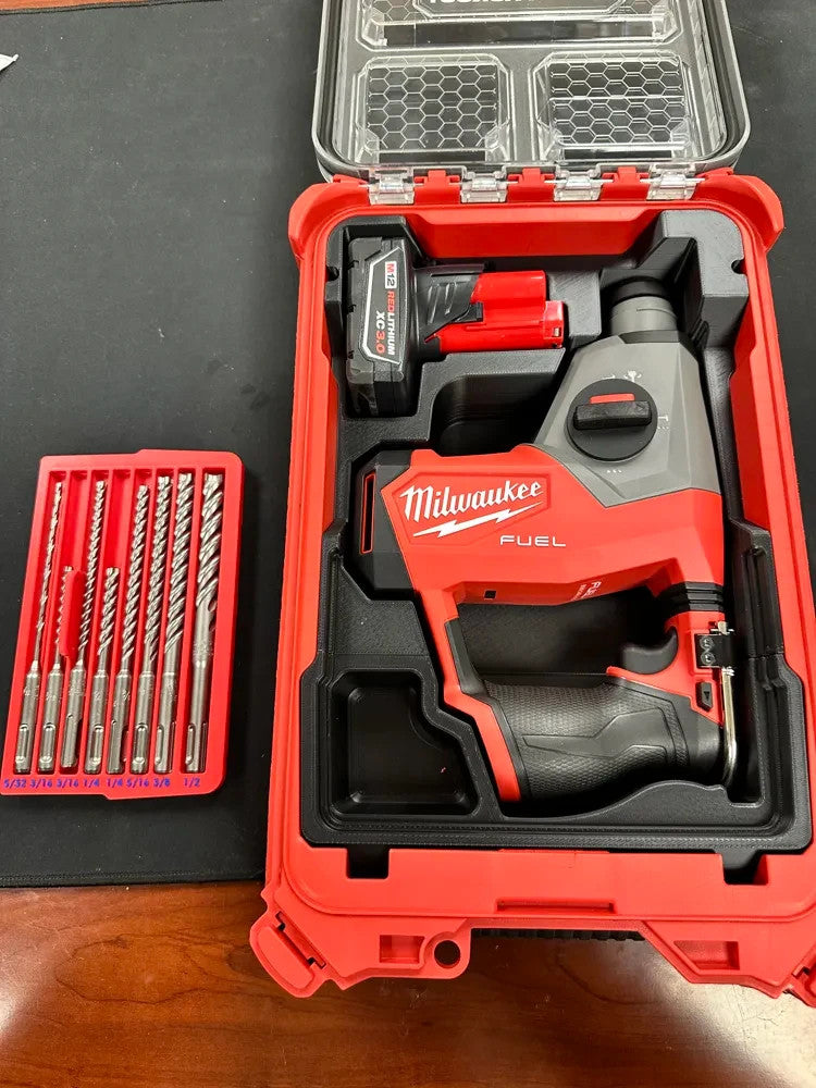 Milwaukee M12 FUEL 5/8 in SDS-Plus Rotary Hammer Drill PACKOUT Insert Only