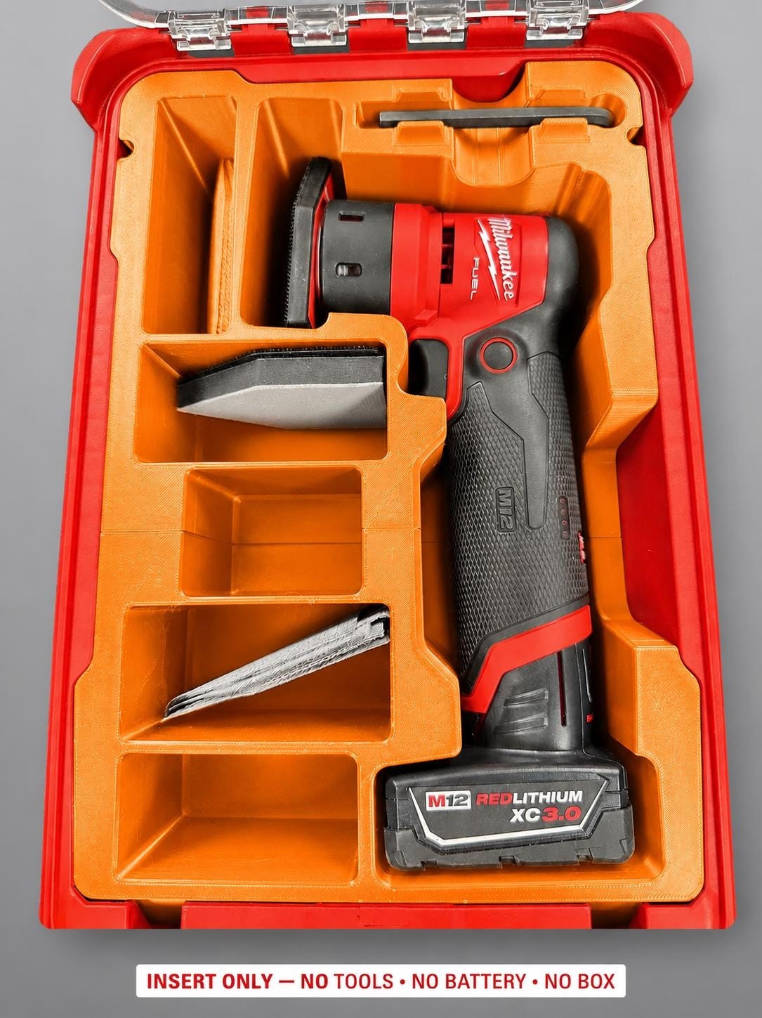Milwaukee Packout Insert for M12 FUEL 12V Brushless Orbital Detail Sander