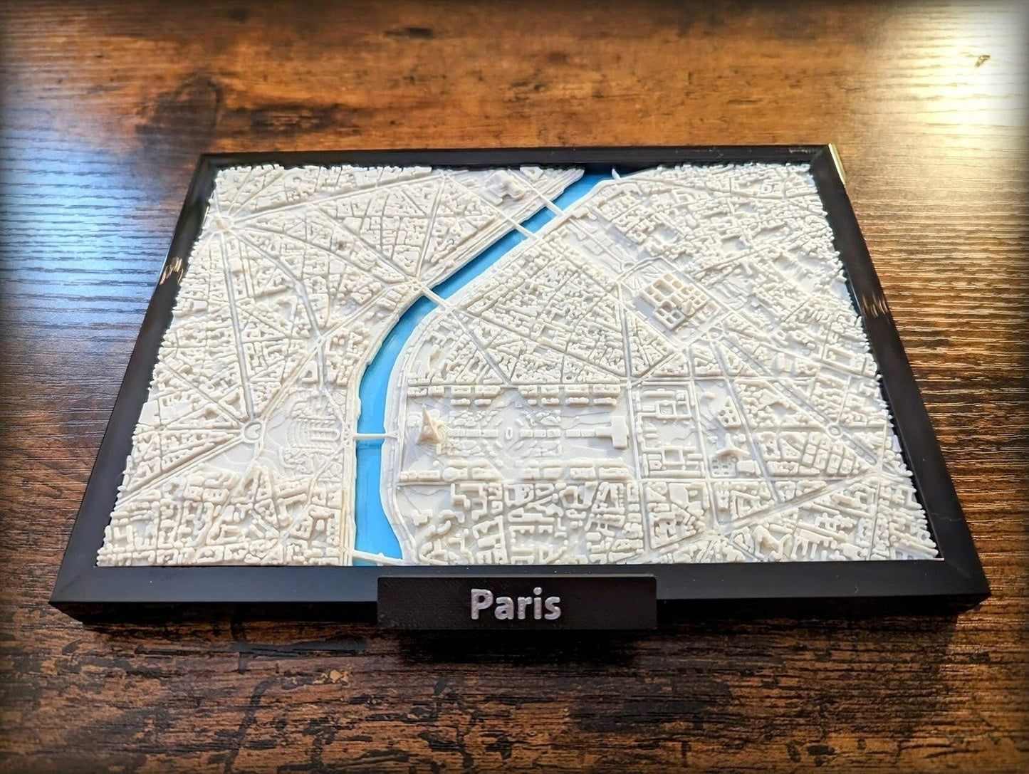 Paris France 3D City Map