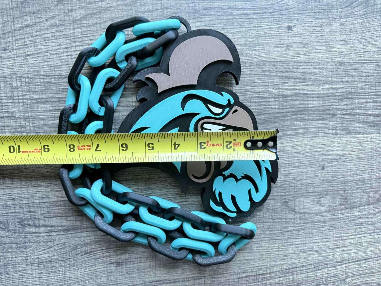 Coastal Carolina Chanticleers Oversized Necklace, Hype Chain [Made To Order]
