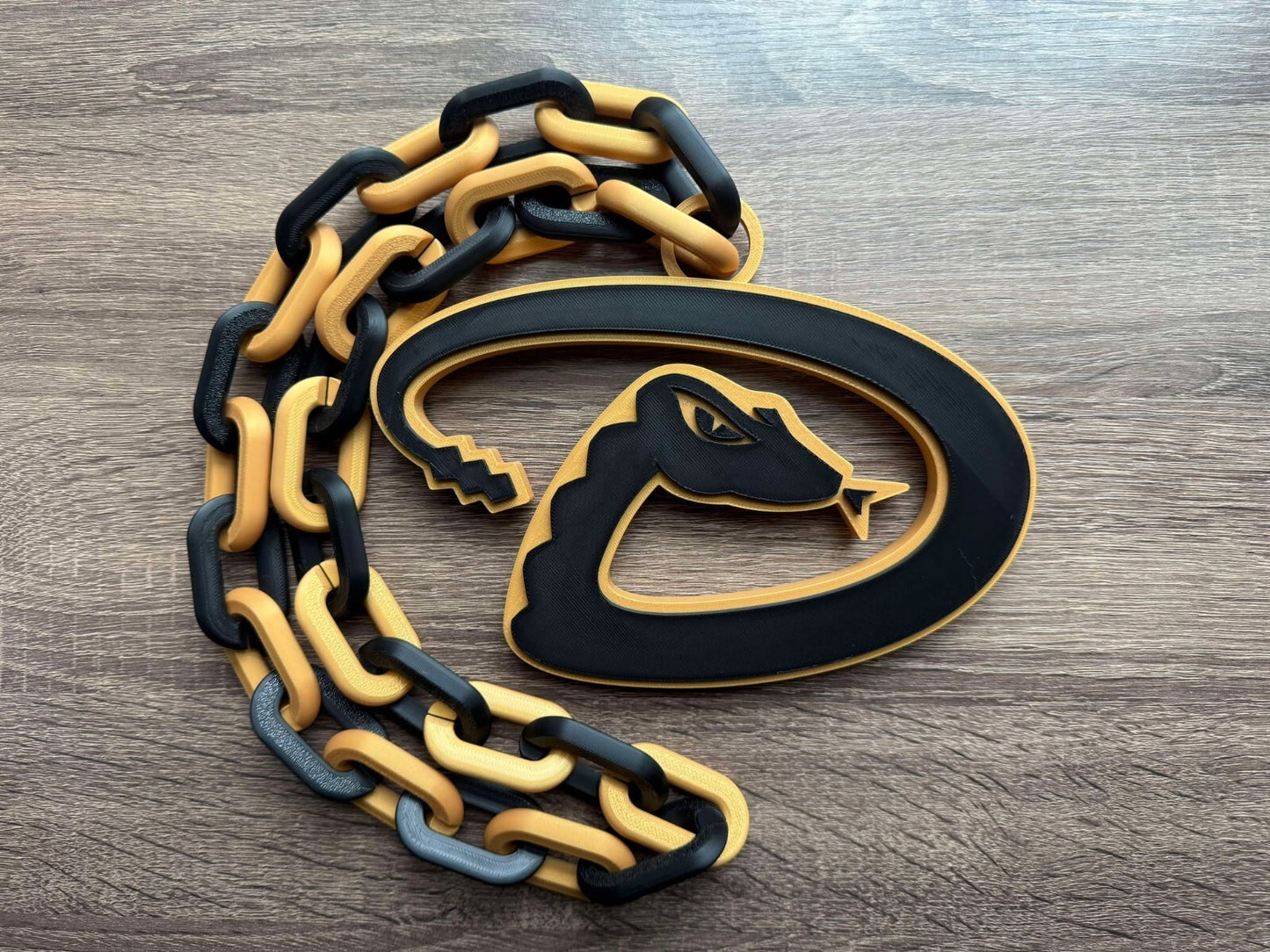 Arizona Diamondbacks Oversized Necklace, Pendant Chain [Made To Order]