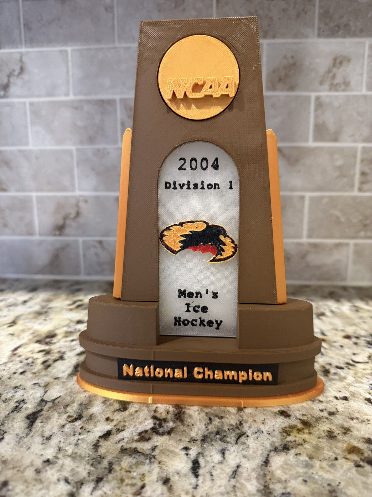 Denver pioneers 2004/2005 hockey national champion  3d print custom