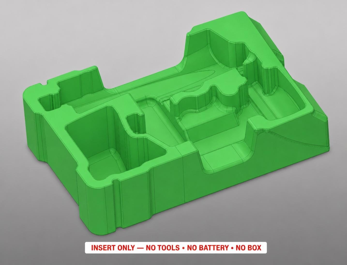 Milwaukee Packout Insert for M12 Right Angle + Straight Die Grinder