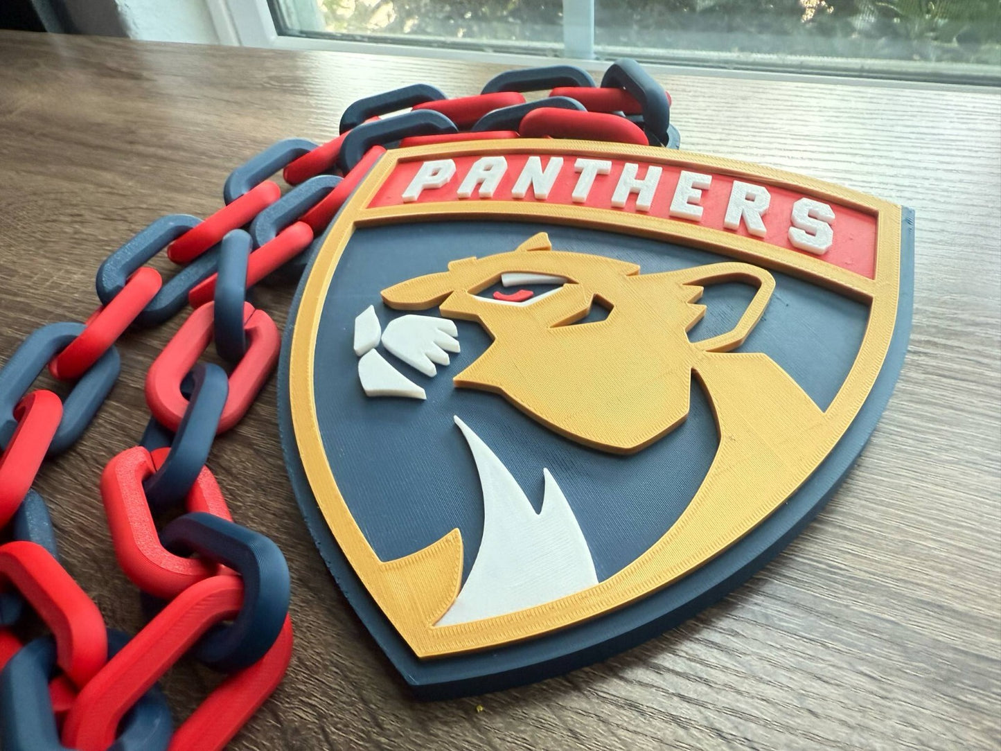 Florida Panthers Oversized Necklace, Hype Chain [Made to Order]