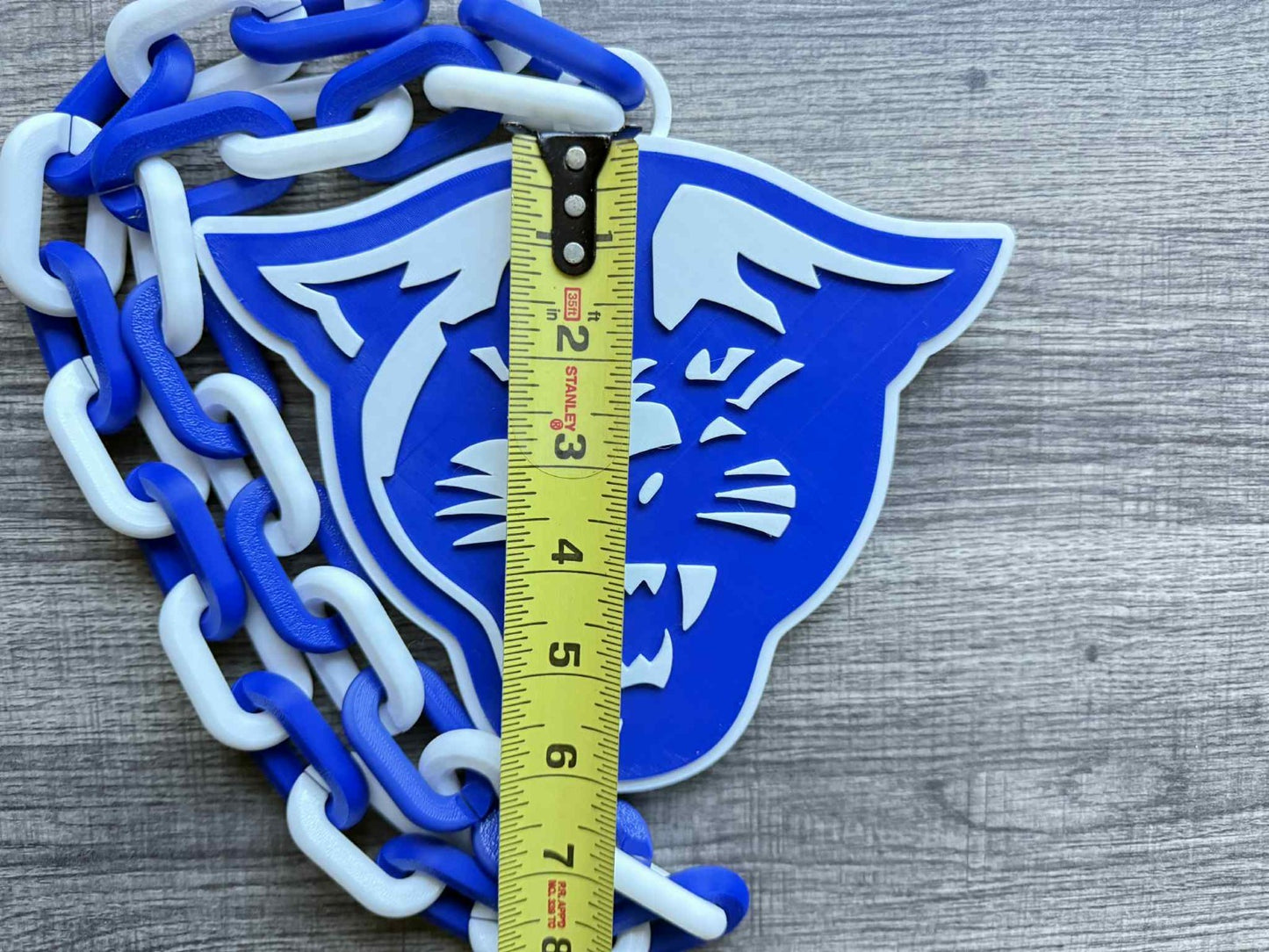 Georgia State Panthers Oversized Necklace, Hype Chain