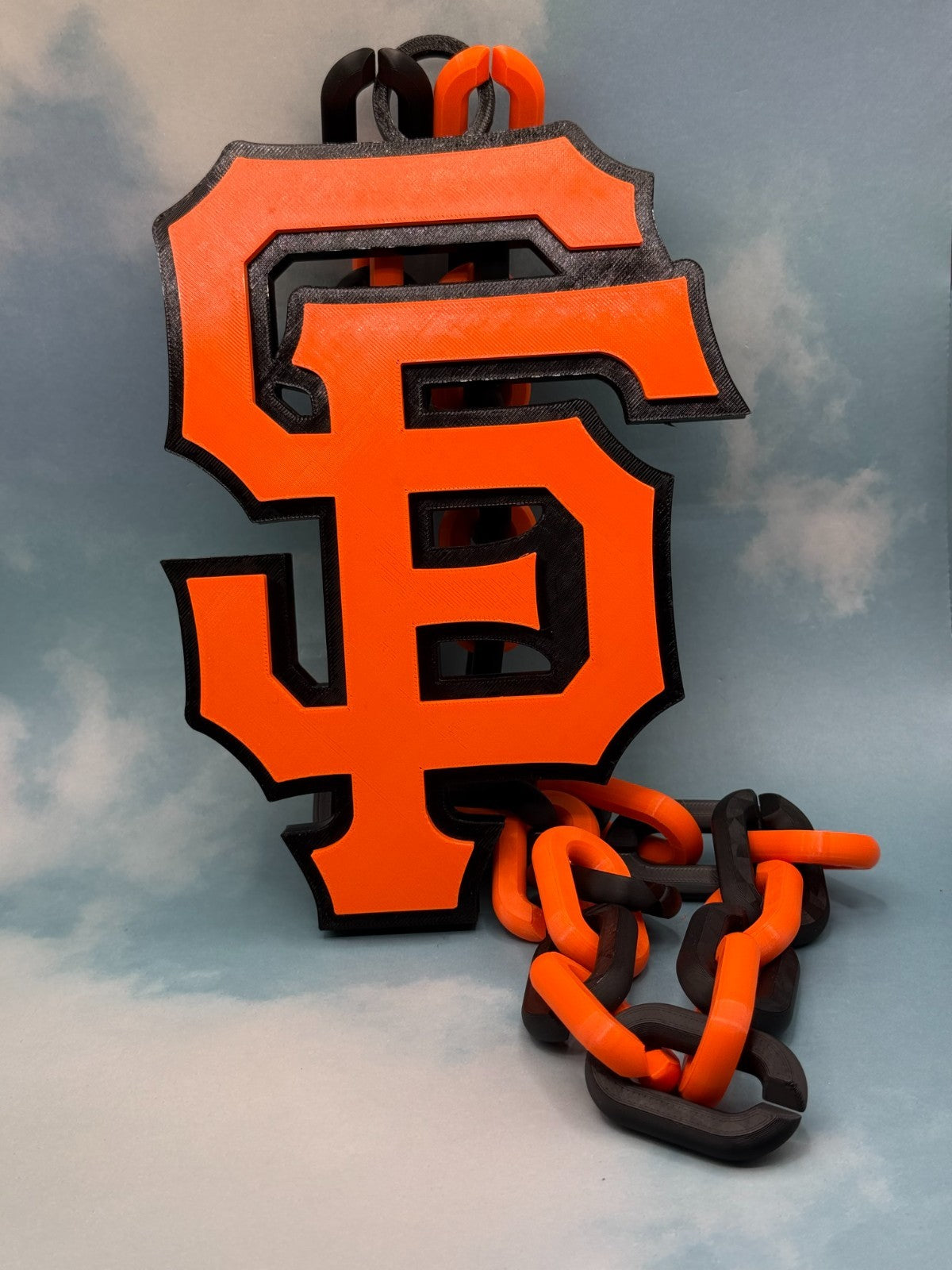 San Francisco Giants Oversized Necklace Pendant Handmade 3D Printed