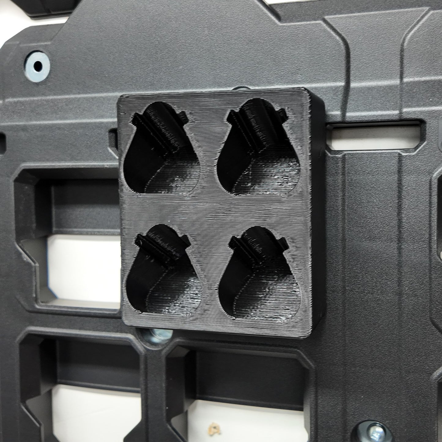 Packout Wall M12 Battery Holder Quad Mount (Small Batteries)