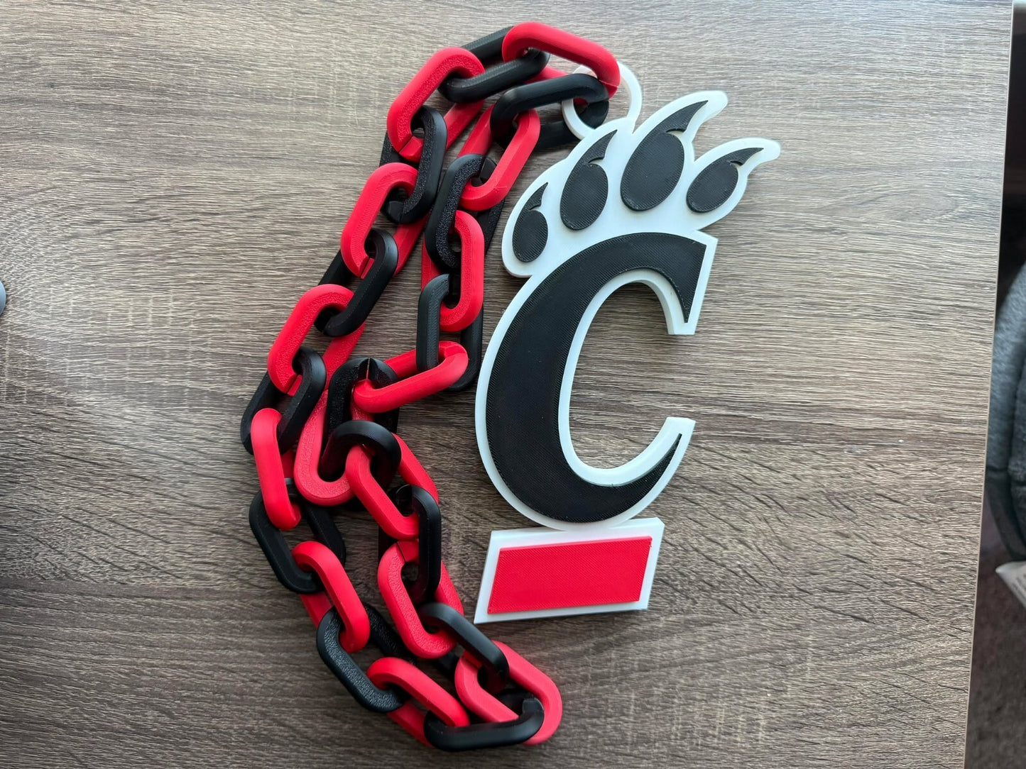 Cincinnati Bearcats Oversized Necklace, Pendant