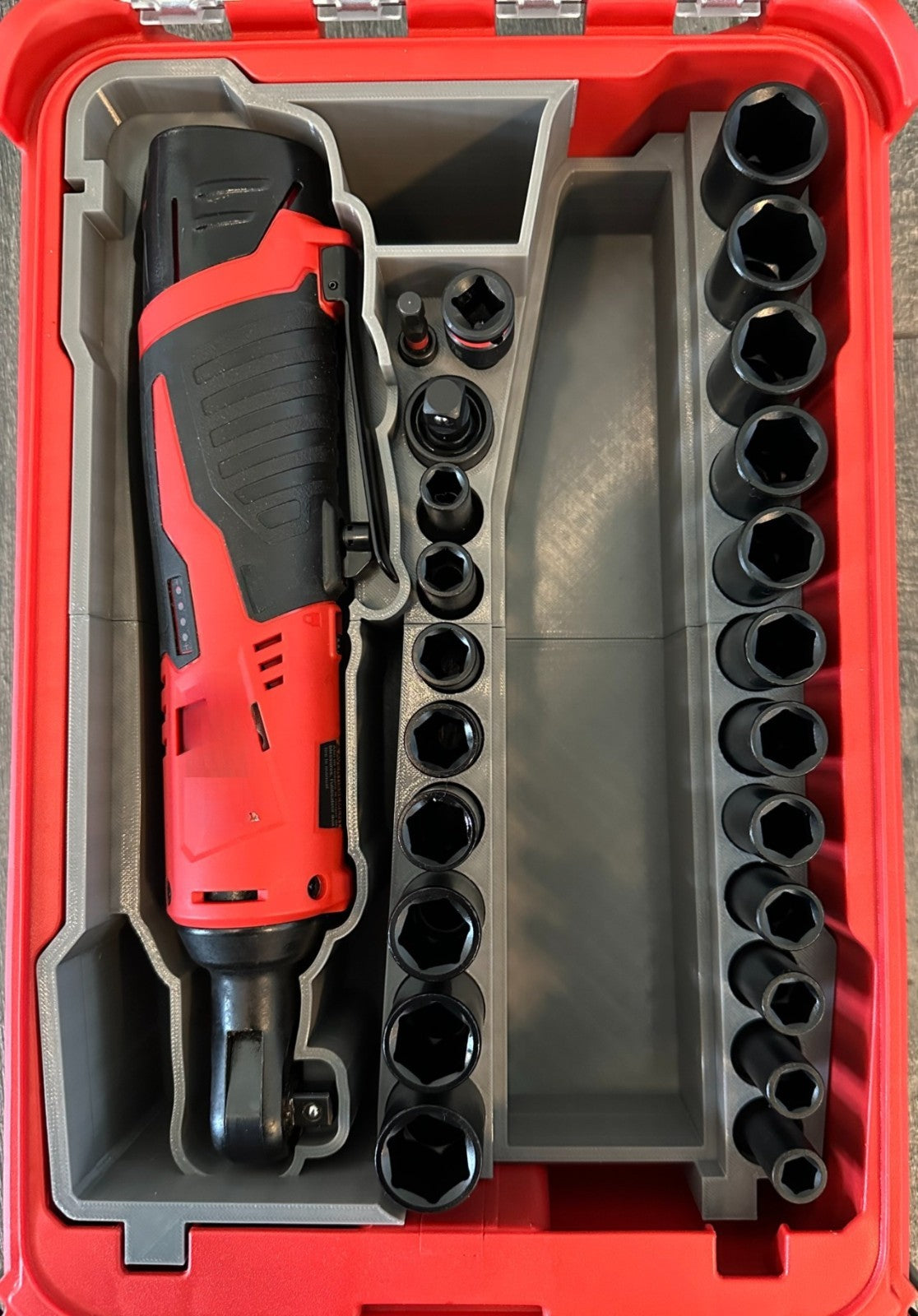 Insert for Milwaukee Packout and M12 Cordless 3/8" Ratchet (Insert Only)