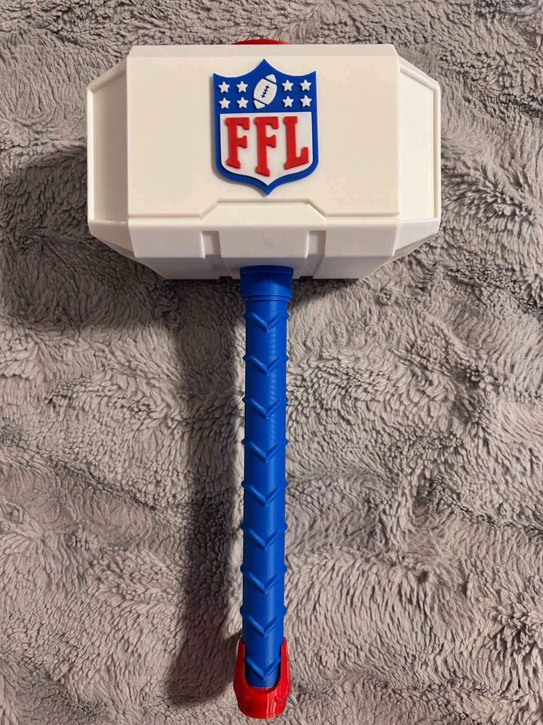 Fantasy Football Commissioners Thor's Hammer -  3D Printed Fan Art Am- Mjolnir
