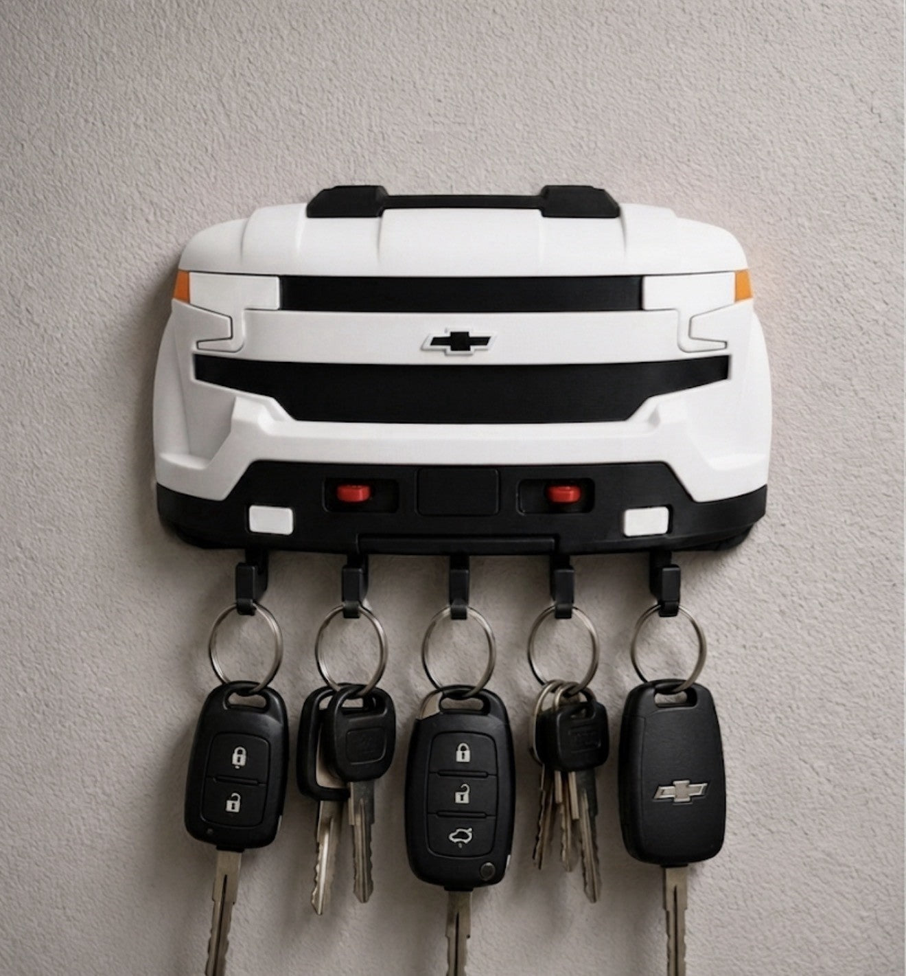 3D Printed Chevy Silverado Truck Front End Key Holder Wall Mount
