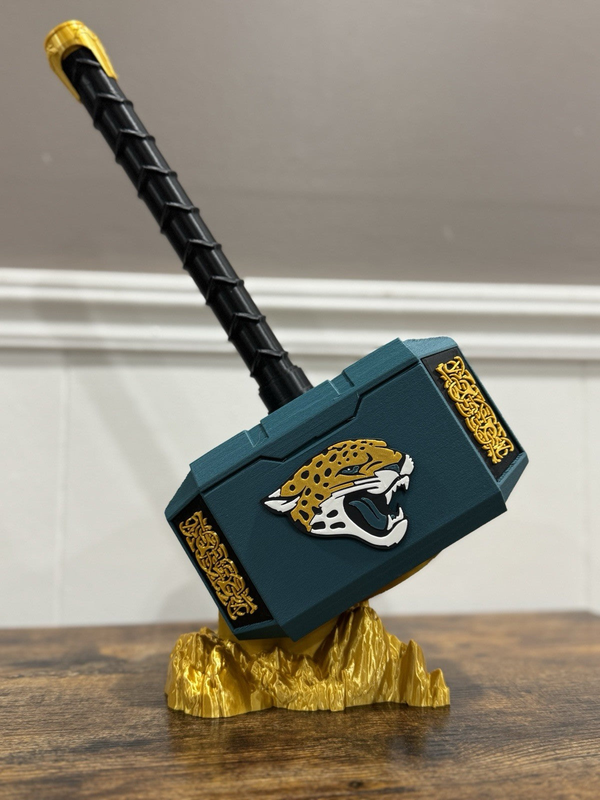 Jacksonville Jaguars 13” Thor Hammer NFL INSPIRED Unique Fan Gifts Man Cave