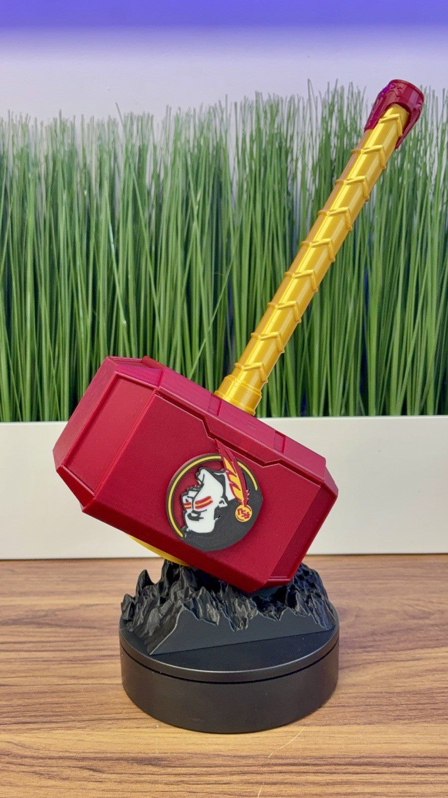 Florida State University 3-D printed Thor hammer