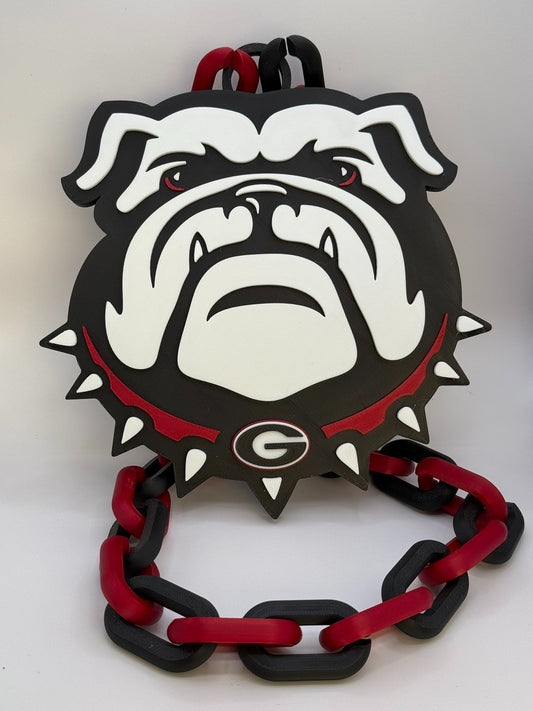 Georgia Bulldogs Oversized Necklace Show your Bulldog Pride