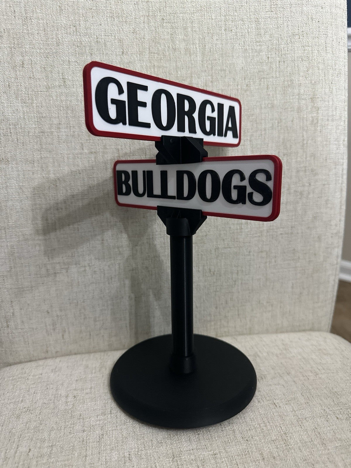 Georgia Bulldogs Sign