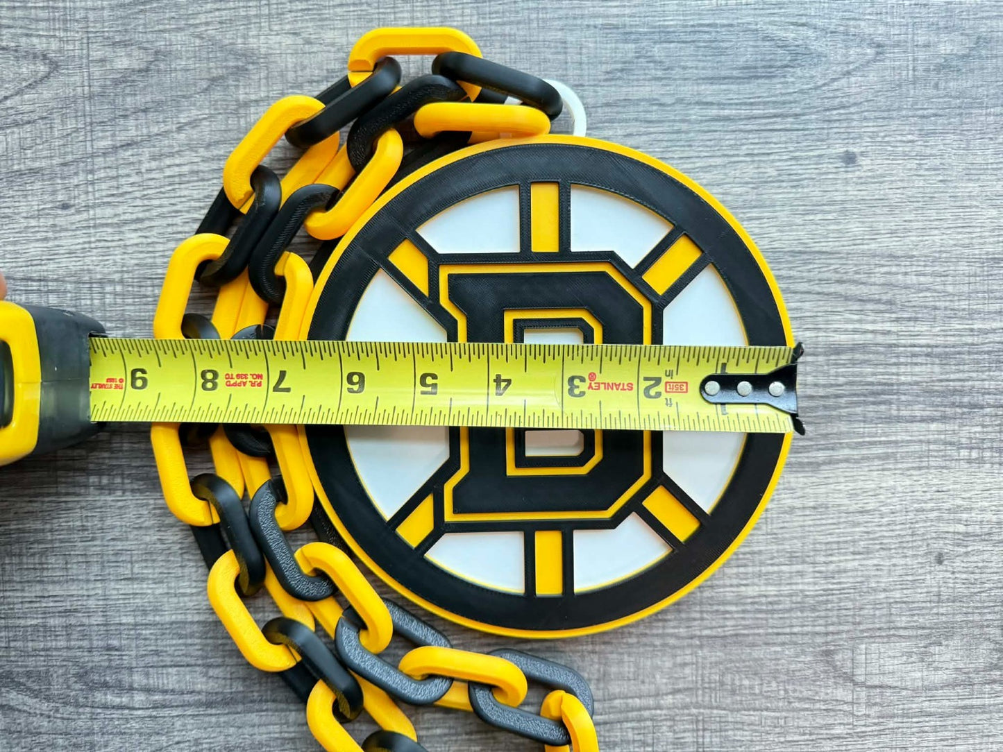 Boston Bruins Oversized Necklace, Hype Chain [Made To Order]