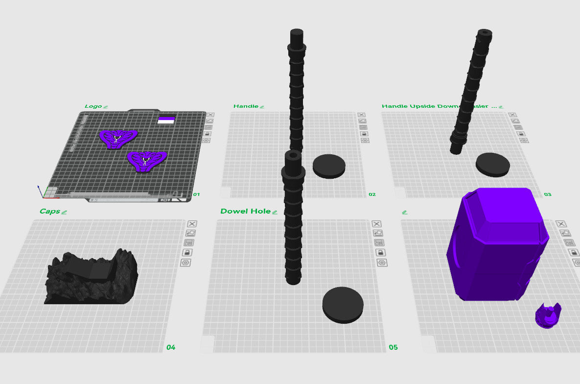Globo Gym Themed Mjolnir Thor's Hammer