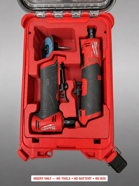 Milwaukee Packout Insert for M12 Right Angle + Straight Die Grinder