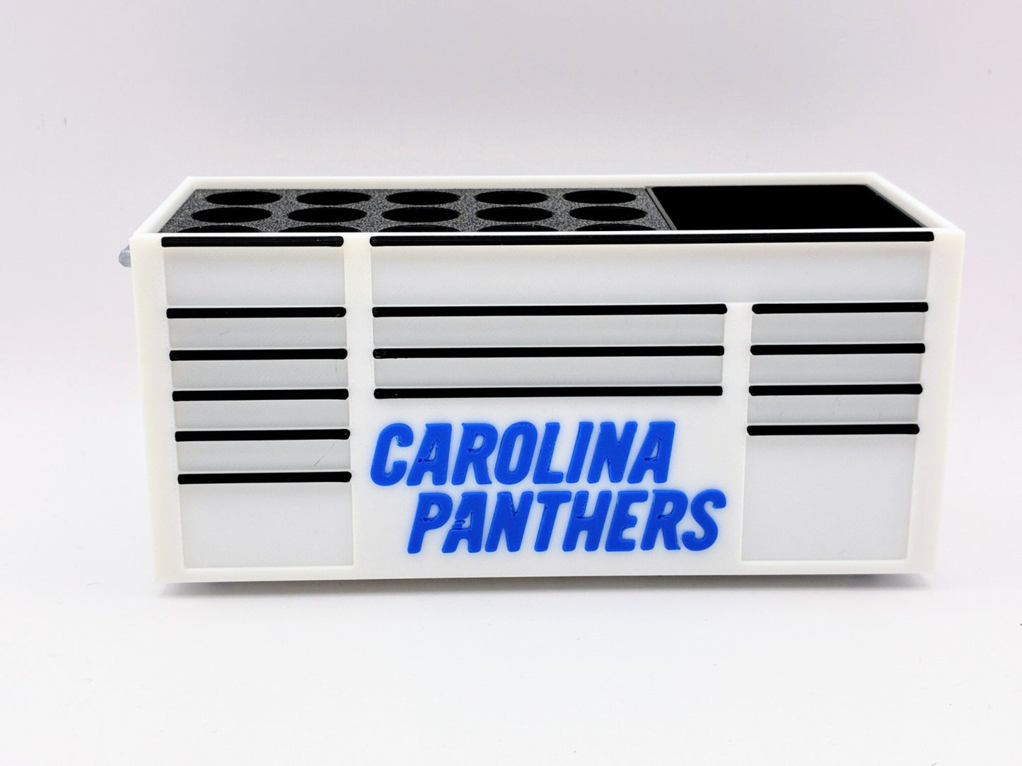 Carolina Panthers Mini Toolbox Pen Holder – Desk Organizer Gift