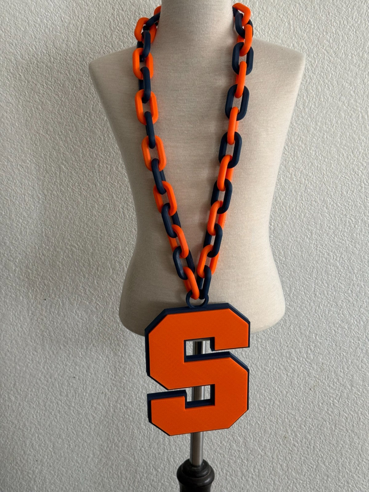 Syracuse University Oversized Logo Necklace Hype Chain