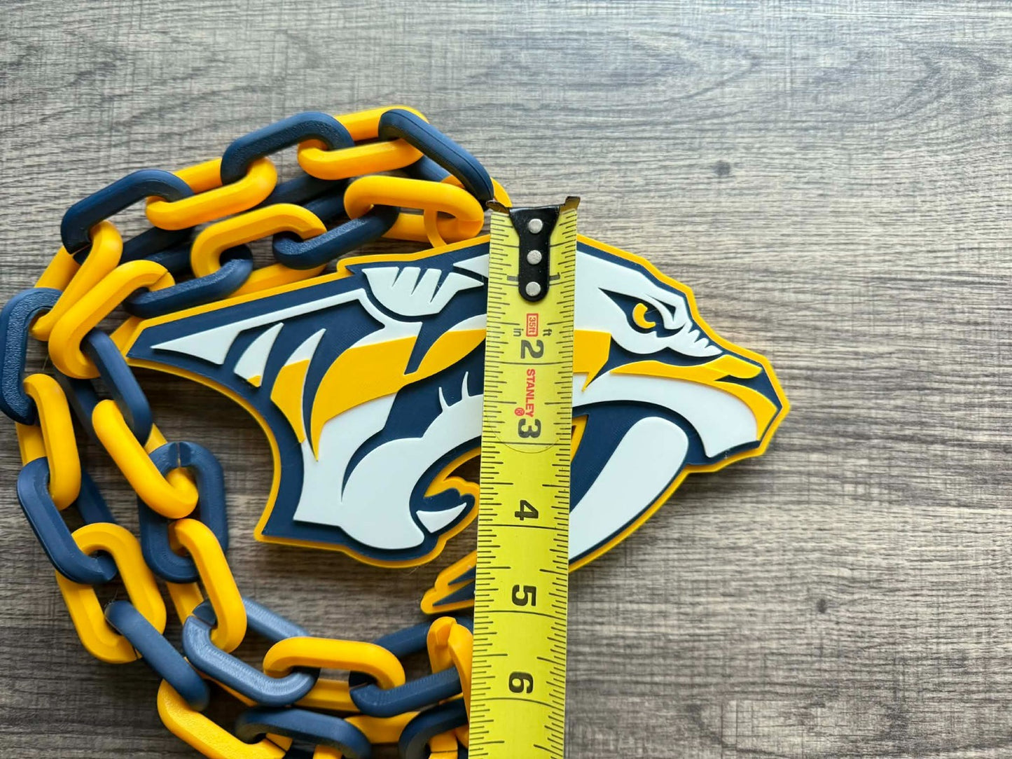 Nashville Predators Oversized Necklace, Hype Chain [Made To Order]