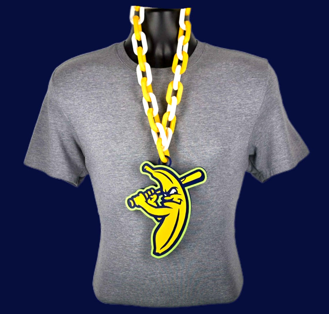 Savannah Bananas Fan Rally Chain Baseball Big Necklace Party Animals Style 1