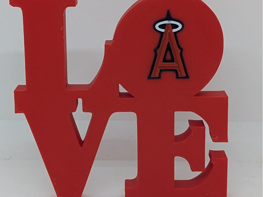Anaheim Angels Love Park Sign for Mancave 3D Printed Wall Sign