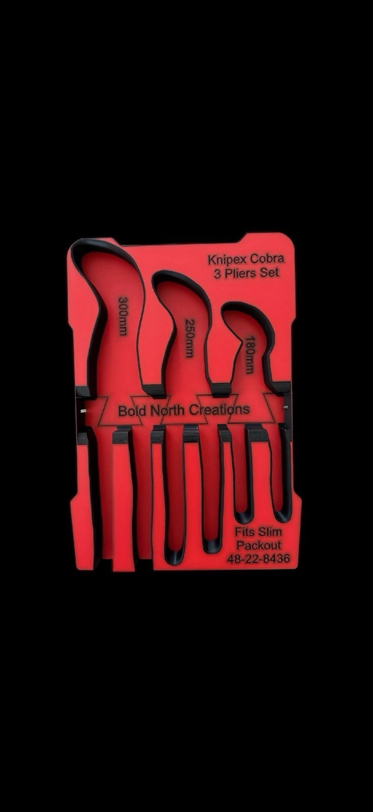 Milwaukee Packout Slim Knipex Cobra Insert