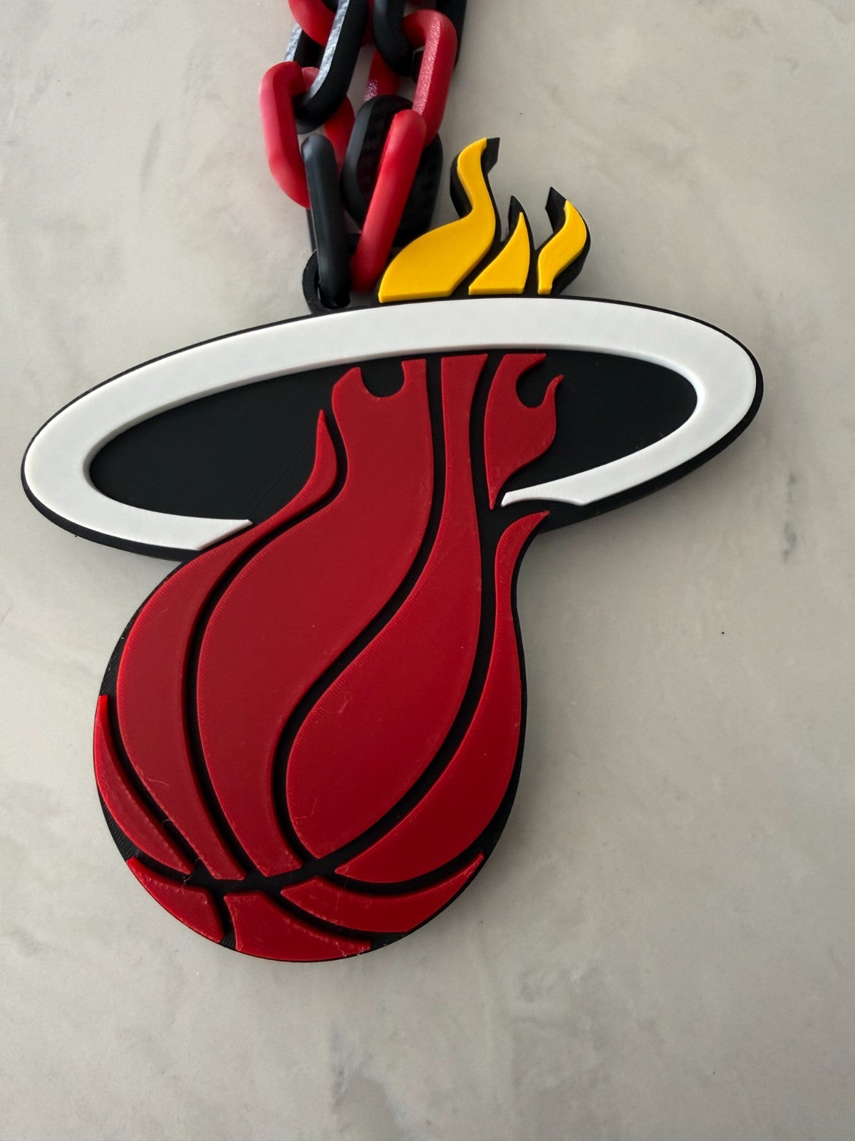 Toronto Raptors Oversized Hype Chain - 3D Printed Basketball Necklace - We The N
