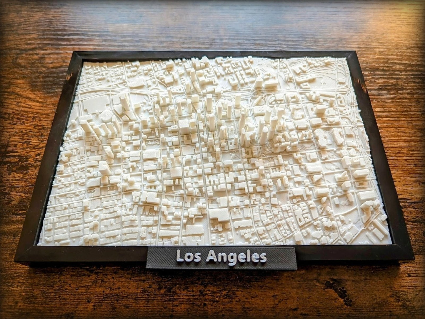 Los Angeles California USA 3D City Map