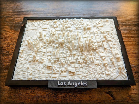 Los Angeles California USA 3D City Map