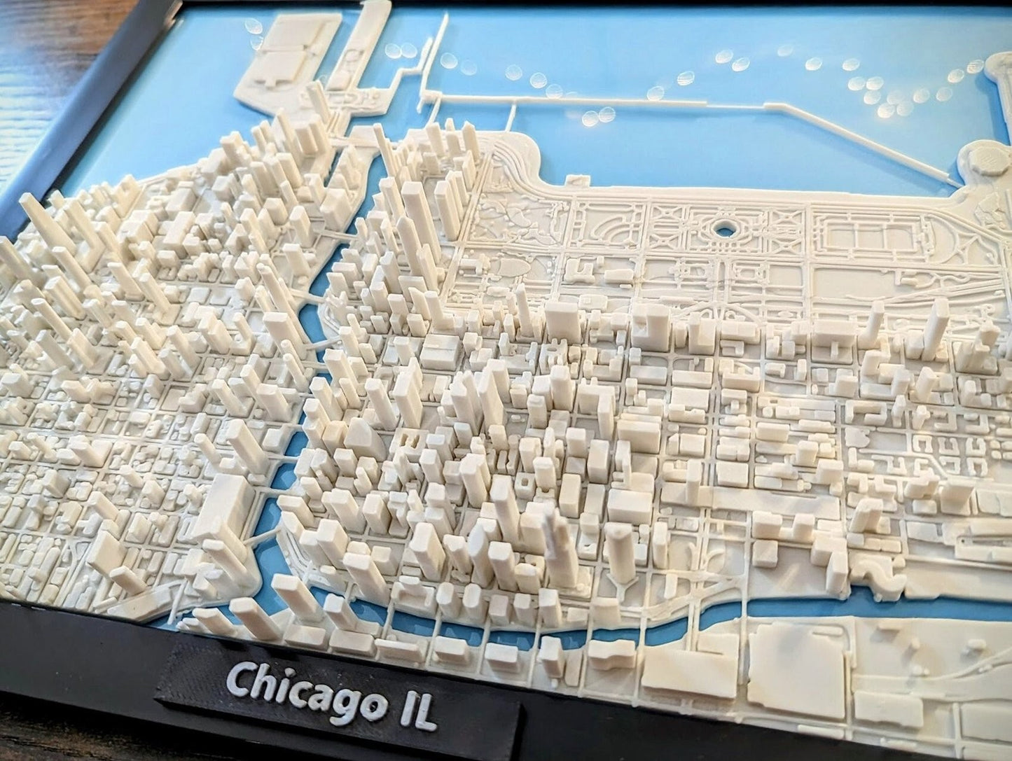 Chicago Illinois USA 3D City Map