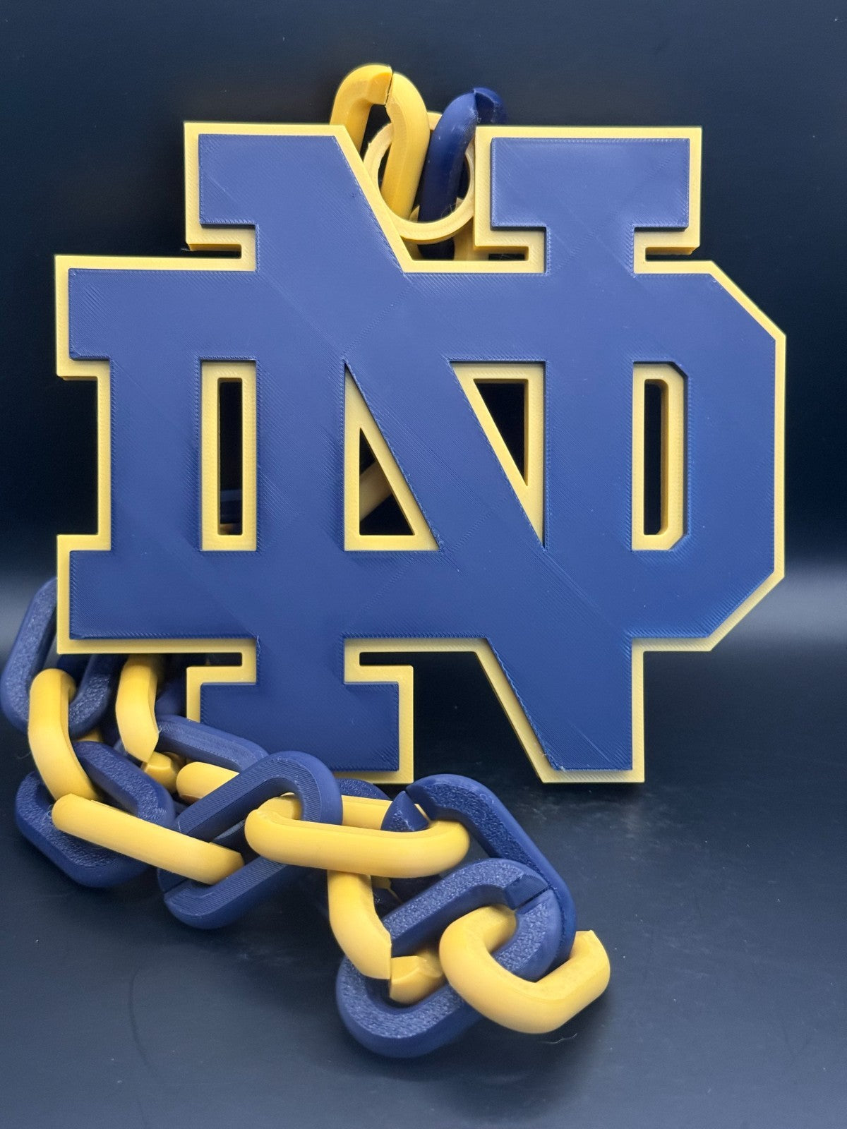 Notre Dame Fighting Irish Oversized Chain Logo Necklace