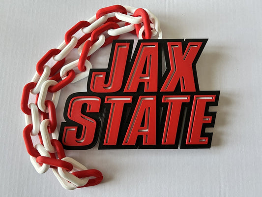 Jacksonville State Gamecocks V2 Over-Sized Necklace Logo Pendant Hype Chain