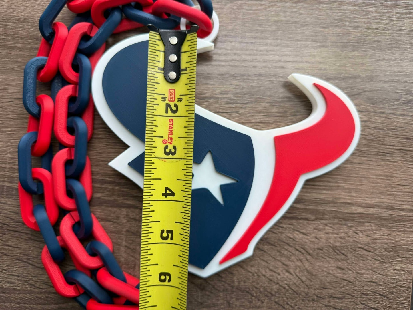 Houston Texans 3D Printed Sports Chain, Hype Chain [Made To Order]