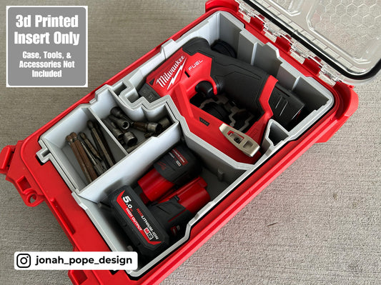 jpd 3d Printed Insert for Milwaukee Packout & M12 4-in-1 Installation Driver V2