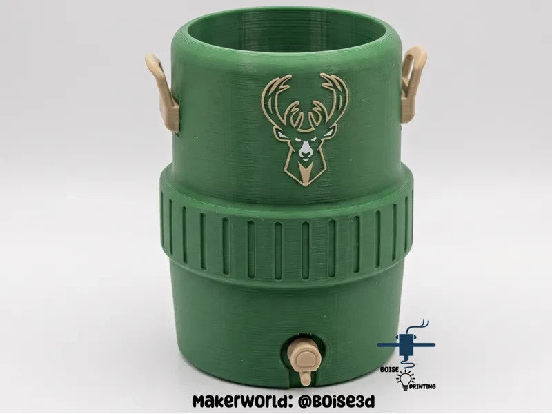 Milwaukee Bucks Koozie 3D Printed 12 Oz Cans