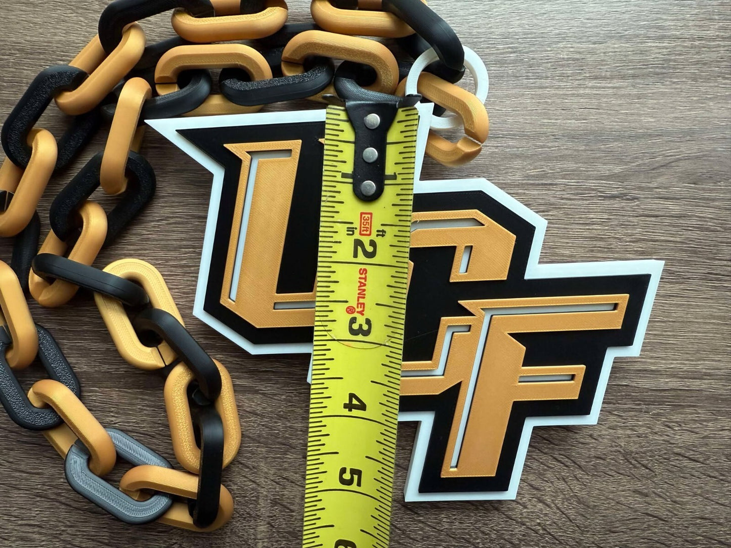 UCF Knights Oversized Necklace, Sports Chain, Pendant Chain [Made To Order]