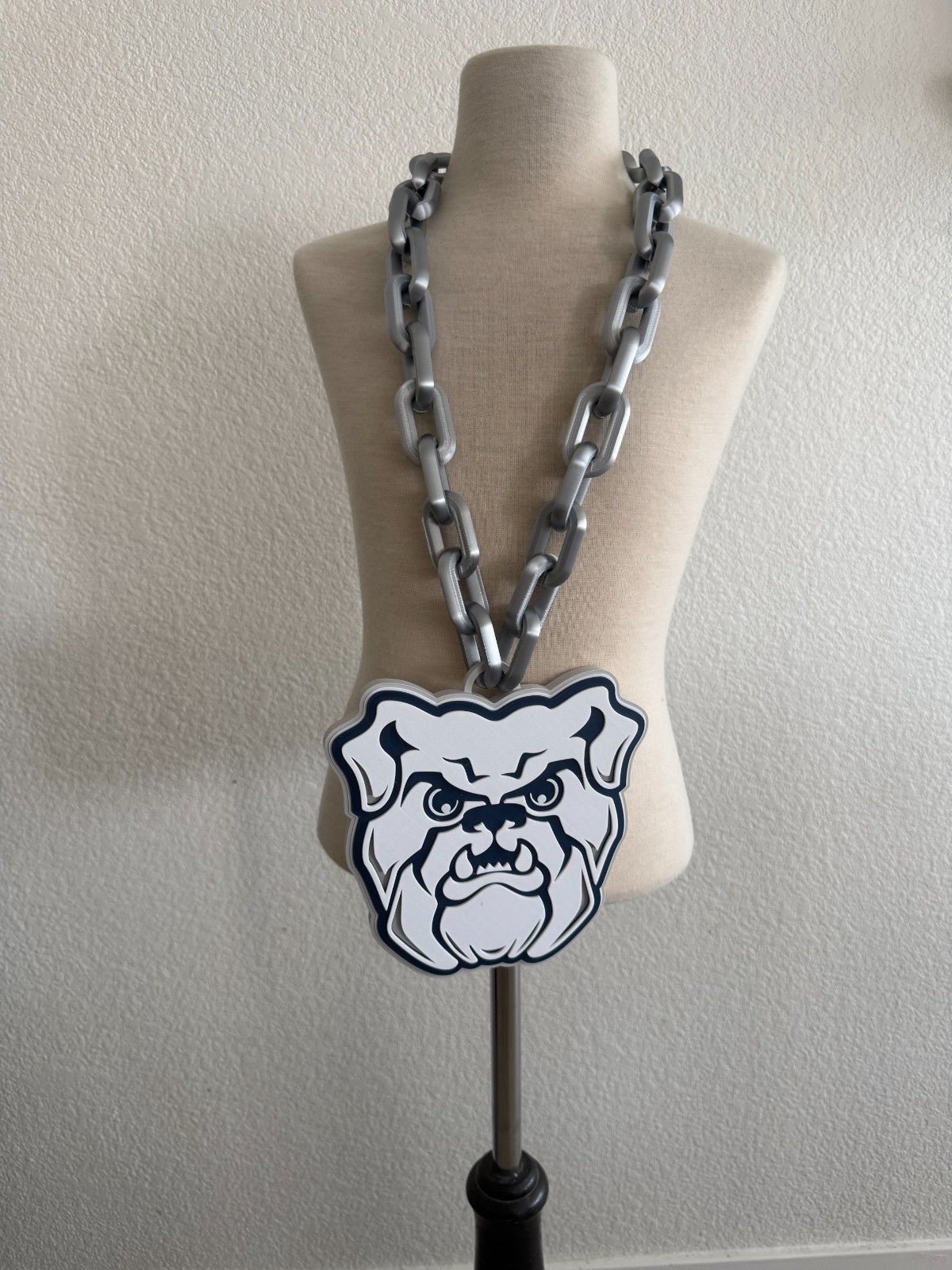Butler Bulldogs Oversized Logo Necklace, Hype Chain