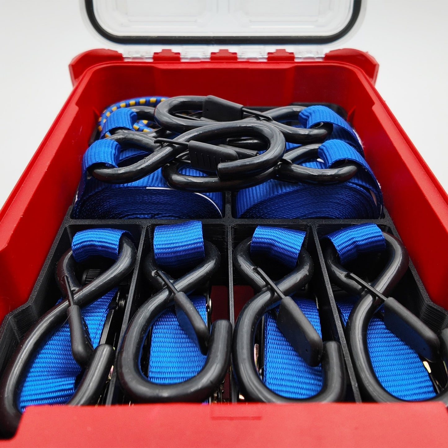 Ratchet Strap Organizer for Milwaukee Compact Packout Insert