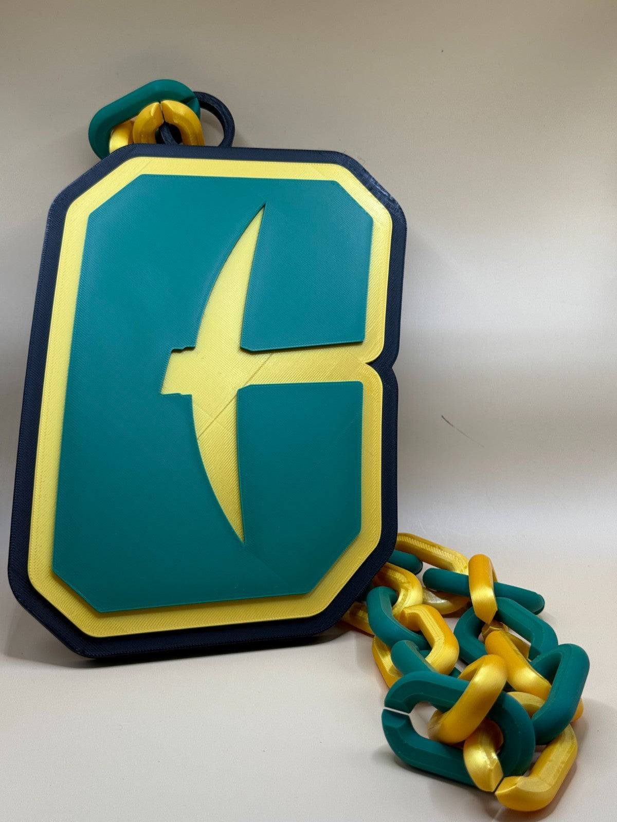 Charlotte 49ers Logo Necklace Oversized Turnover Chain HandMade 3D Printed