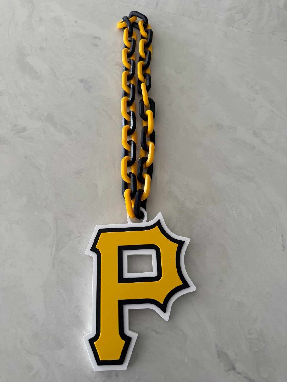 Pittsburgh Pirates Oversized Necklace Pendant Handmade 3D Printed
