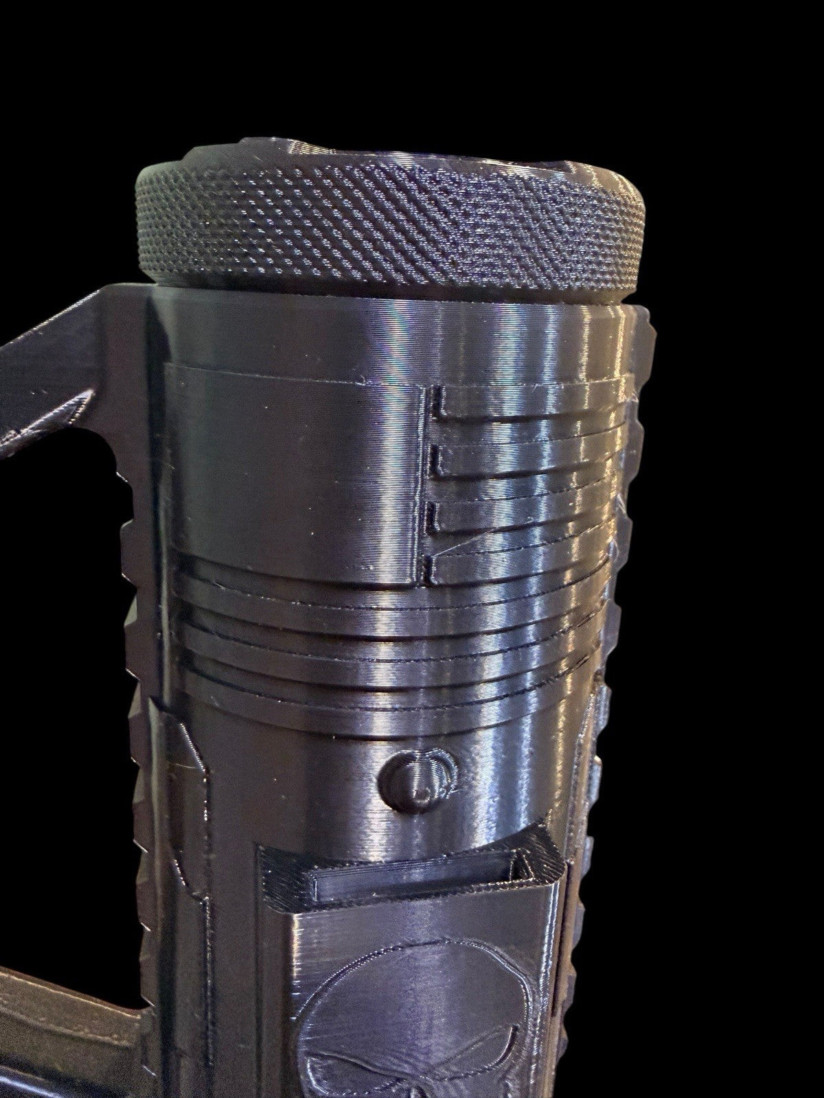“Assault Koozie” with Knife Bottle Opener - Fits 12 oz Cans