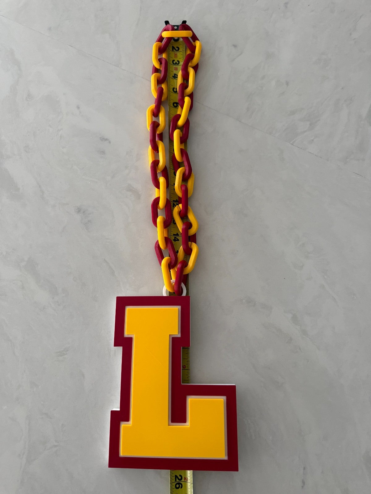 Loyola Chicago Ramblers Oversized Necklace Turnover Hype Chain Handmade 3D Print