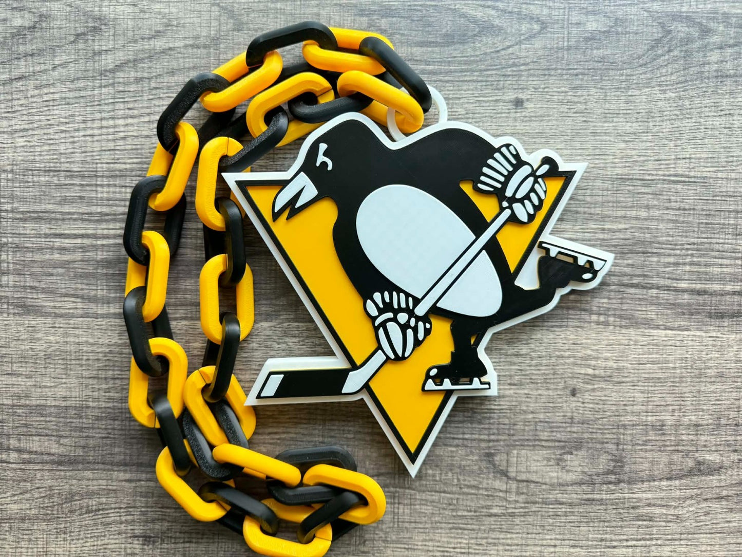 Pittsburgh Penguins Oversized Necklace, Hype Chain [Made To Order]