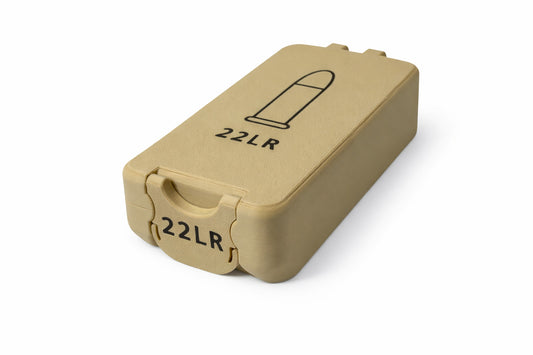 22 LR Ammo Box - 120 Rounds - Snap Close Storage Box | Fully Customizable
